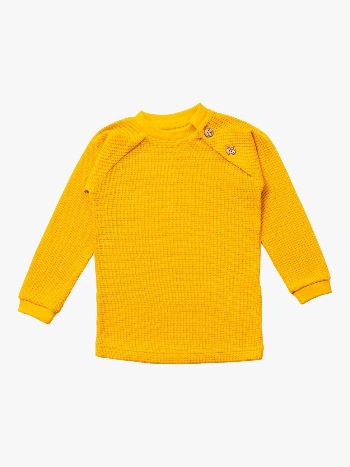 Little Green Radicals Baby Organic Cotton Waffle Top