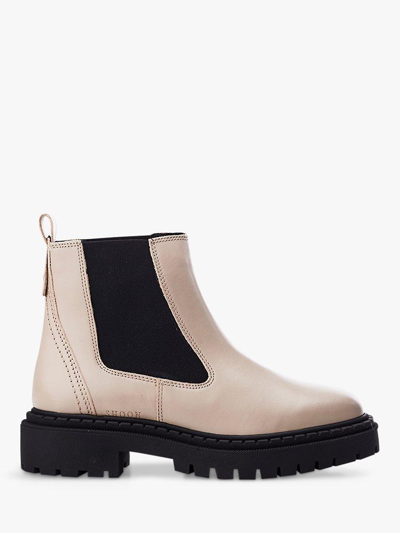 Moda in Pelle Santos Leather Chelsea Boots Taupe 5