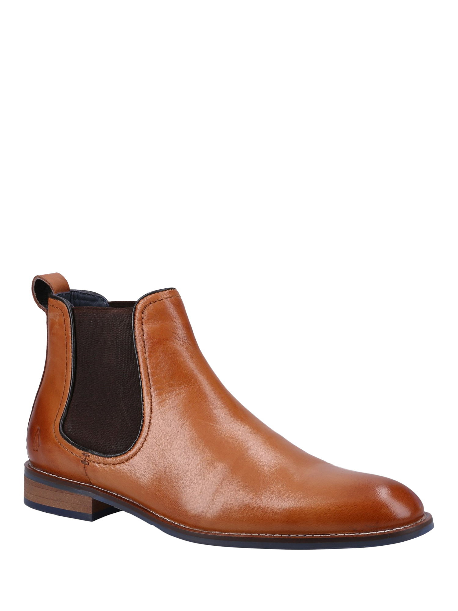 Product image 2 of 5, which shows Hush Puppies Diego Leather Chelsea Boots, Tan, 6