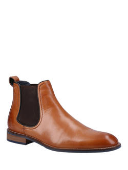 Hush Puppies Diego Leather Chelsea Boots - view 2, Tan