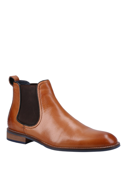 Hush Puppies Diego Leather Chelsea Boots - view 2, Tan