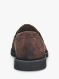 Sebago Ryan Suede Polaris Loafers, Dark Brown