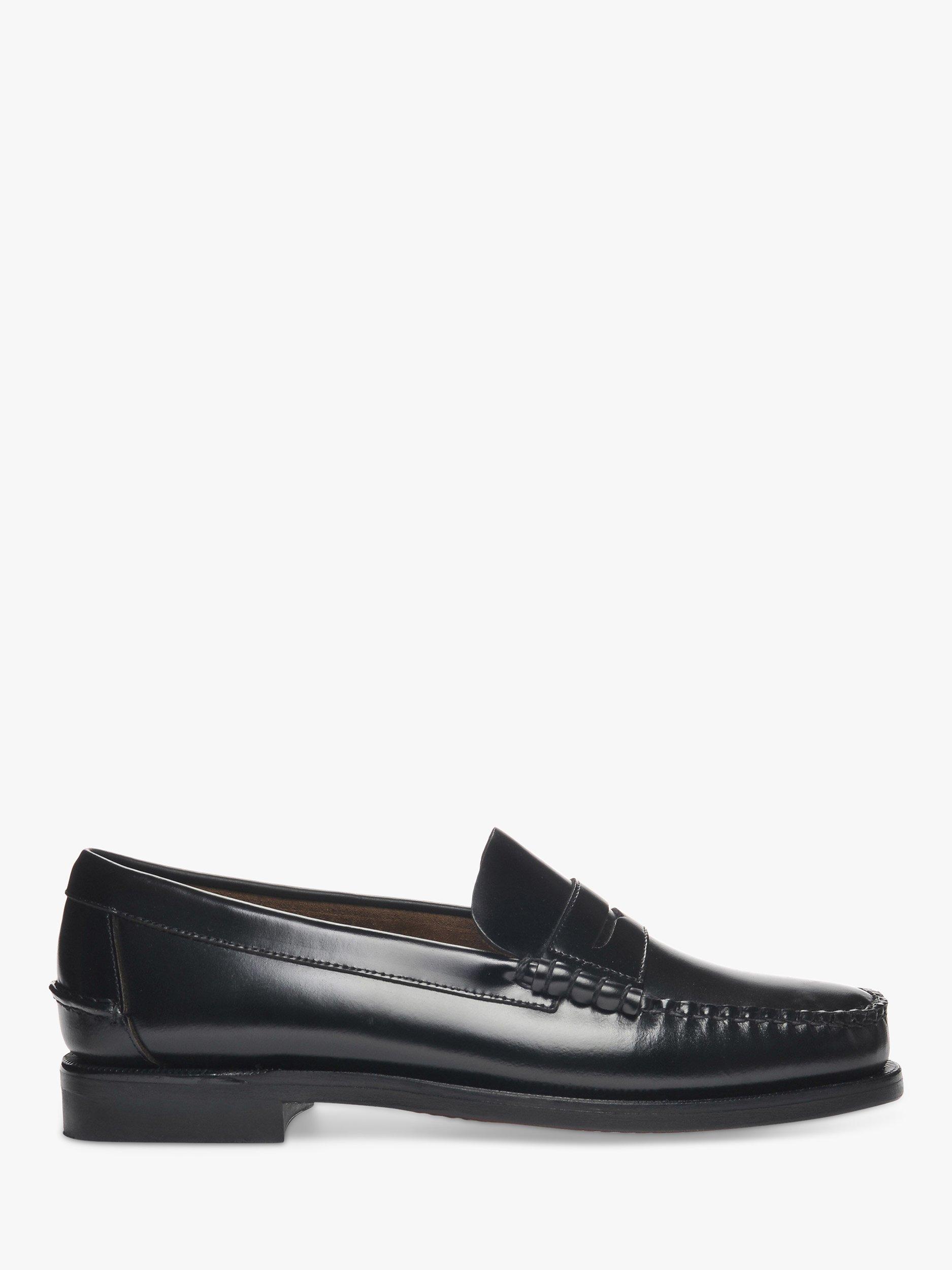 Product image 1 of 5, which shows Sebago Classic Dan Leather Loafers, Black, 7