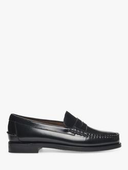 Sebago Classic Dan Leather Loafers, Black