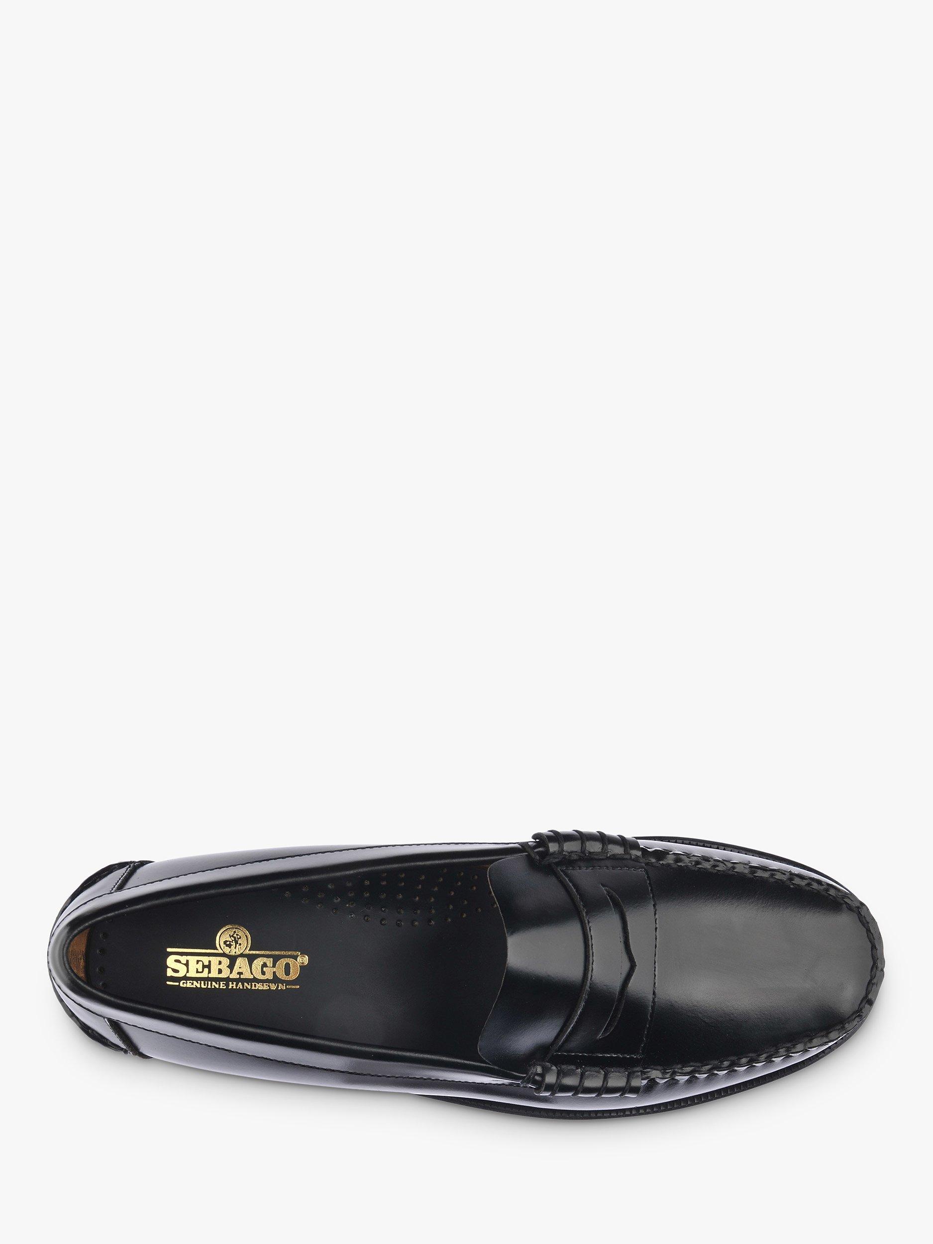 Product image 3 of 5, which shows Sebago Classic Dan Leather Loafers, Black, 7