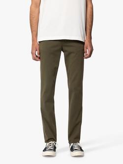Nudie Jeans Easy Alvin Slim Fit Chinos, Olive