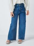 John Lewis Girl's Wide Leg Jeans, Blue