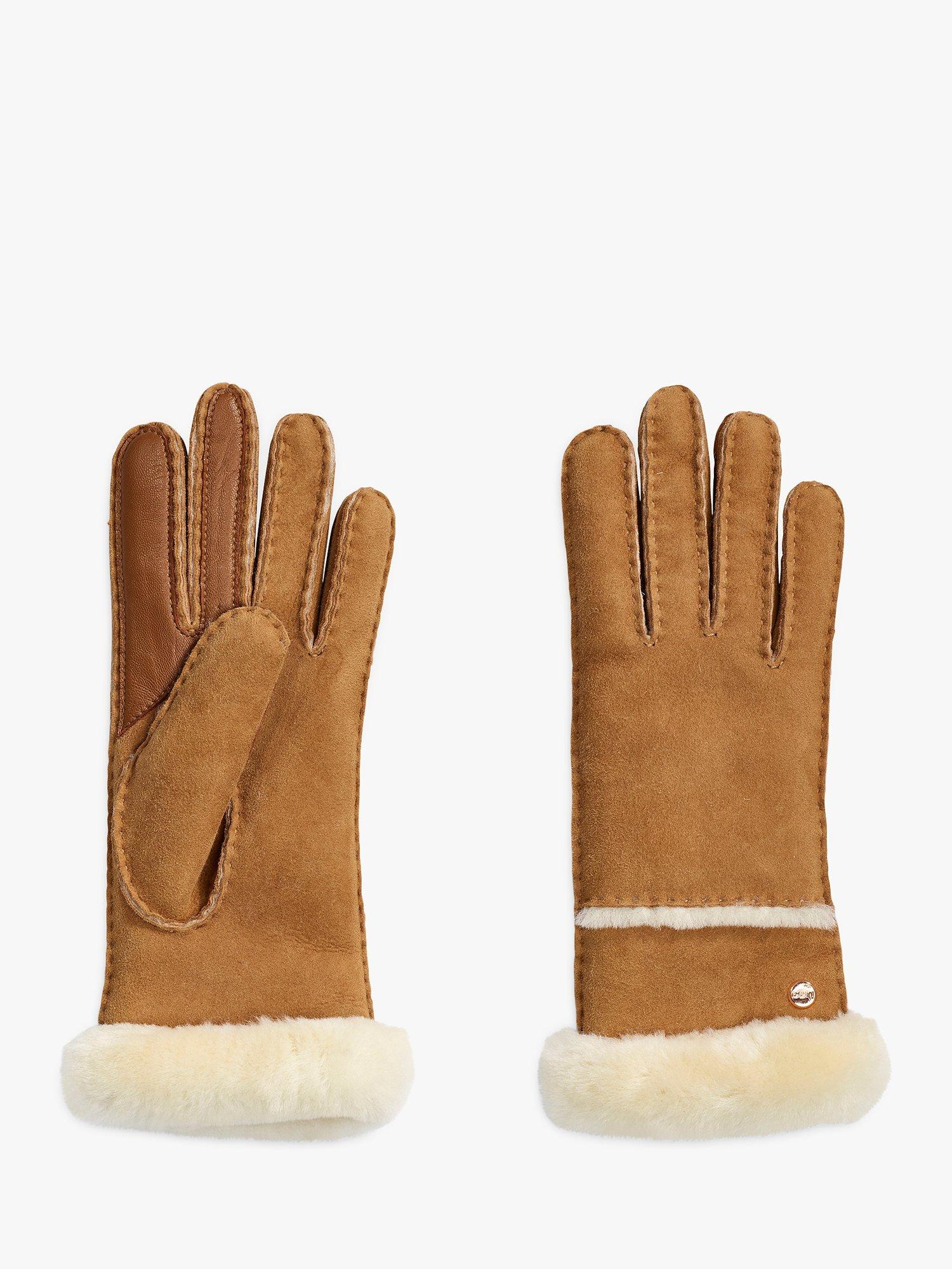 UGG Sheepskin Gloves, Chestnut