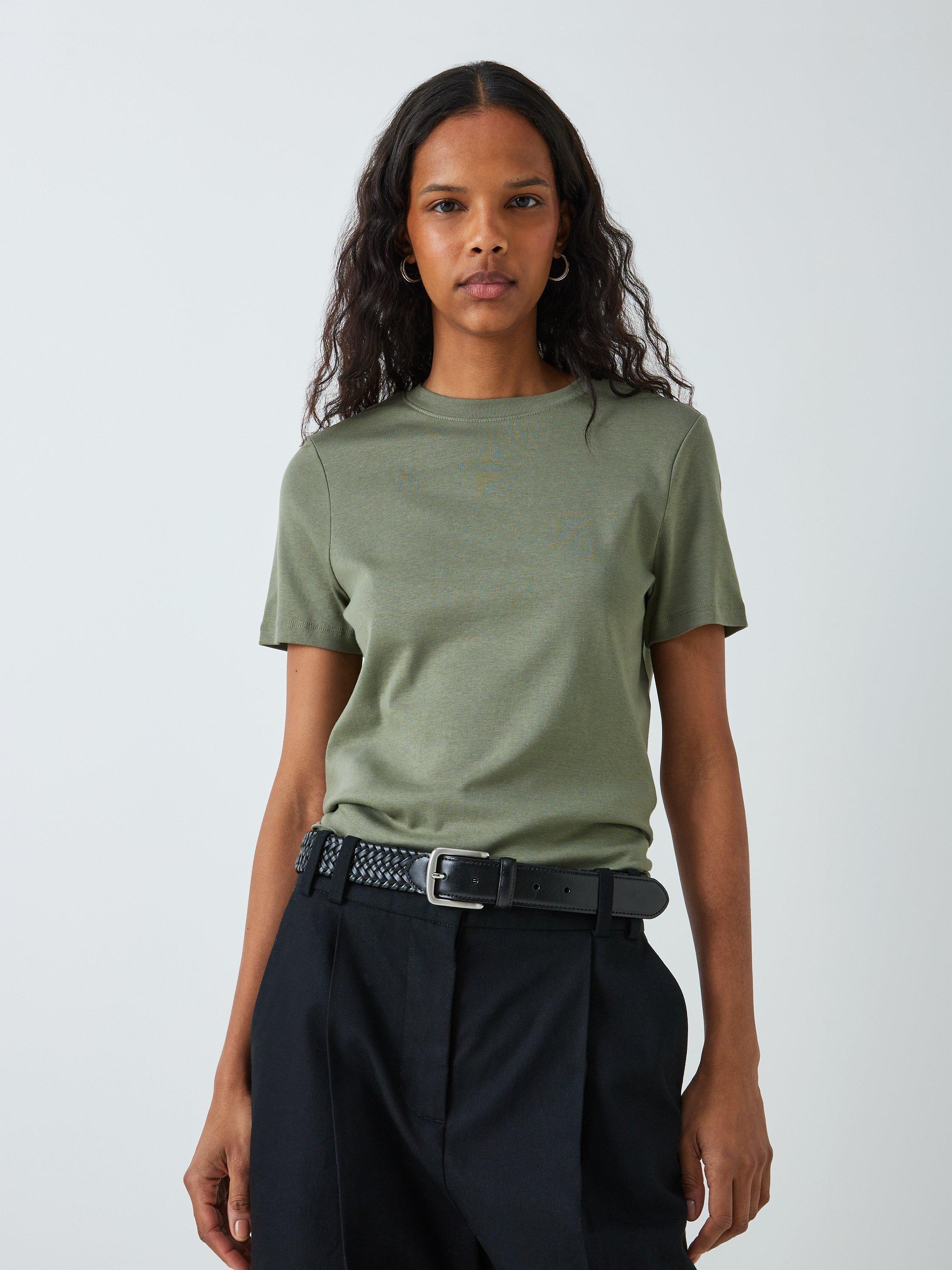 John Lewis Organic Cotton Short Sleeve Crew Neck T-Shirt