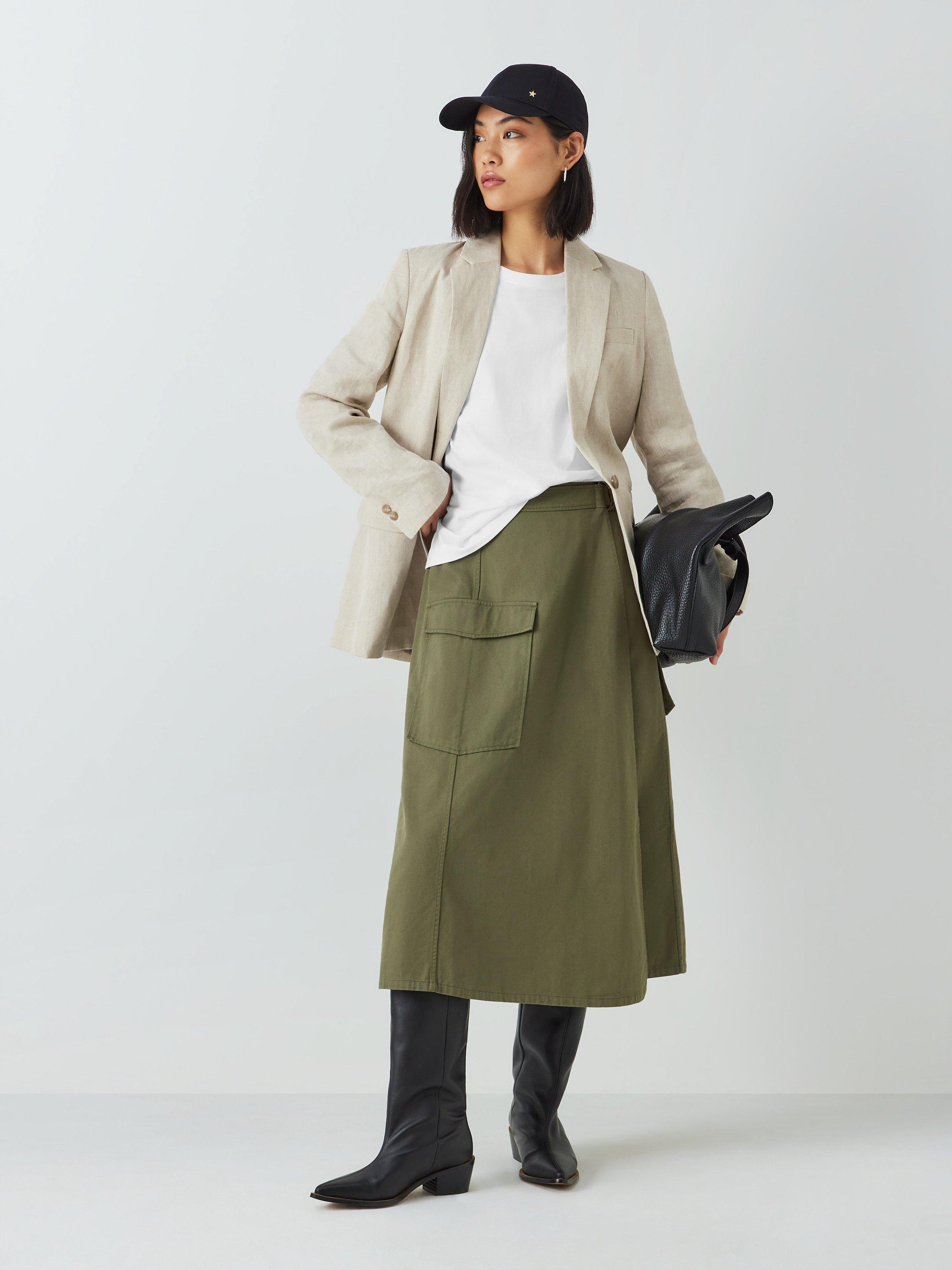 Product image 3 of 6, which shows John Lewis Relaxed Organic Cotton Long Sleeve Top, White, 20