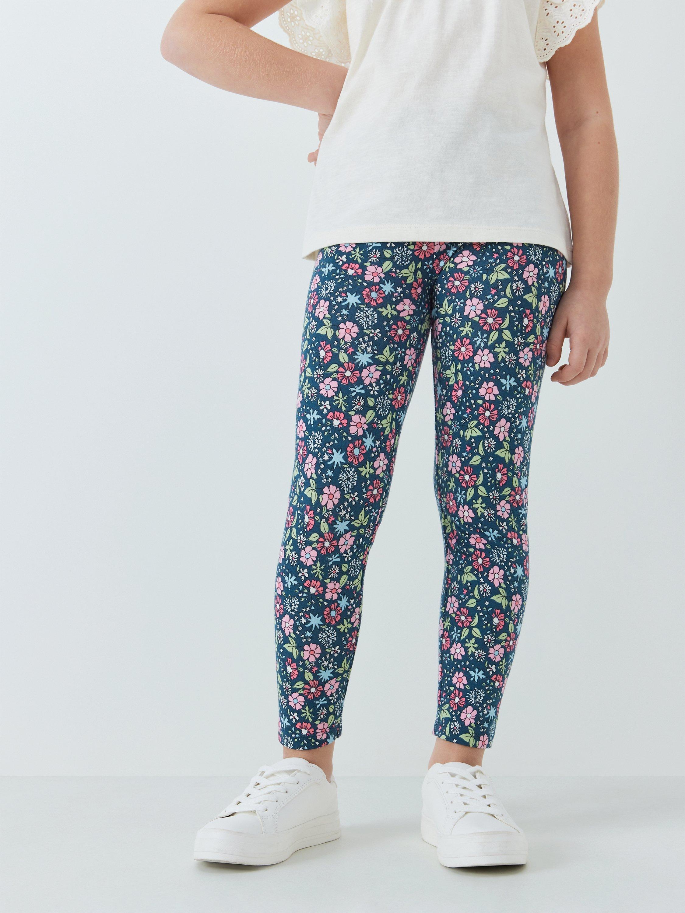 John Lewis Kids Ditsy Floral Leggings Multi