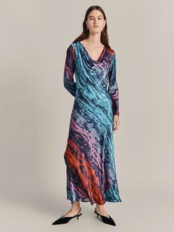 Ghost Milana Tie Dye Maxi Dress, Multi, Multi