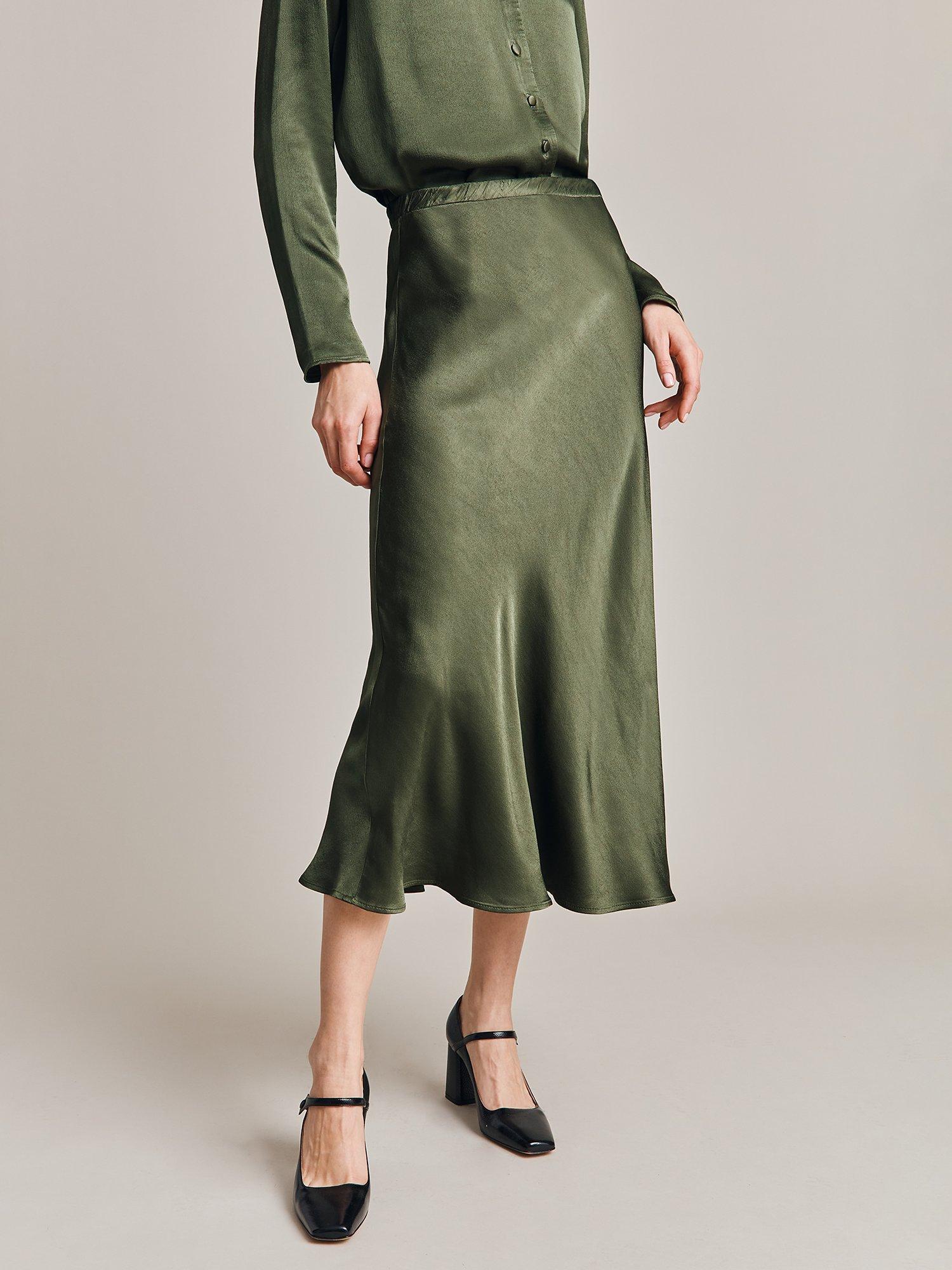 Ghost Luna A-Line Skirt, Thyme