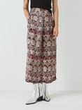 AND/OR Catlin Ikat Midi Skirt, Coral