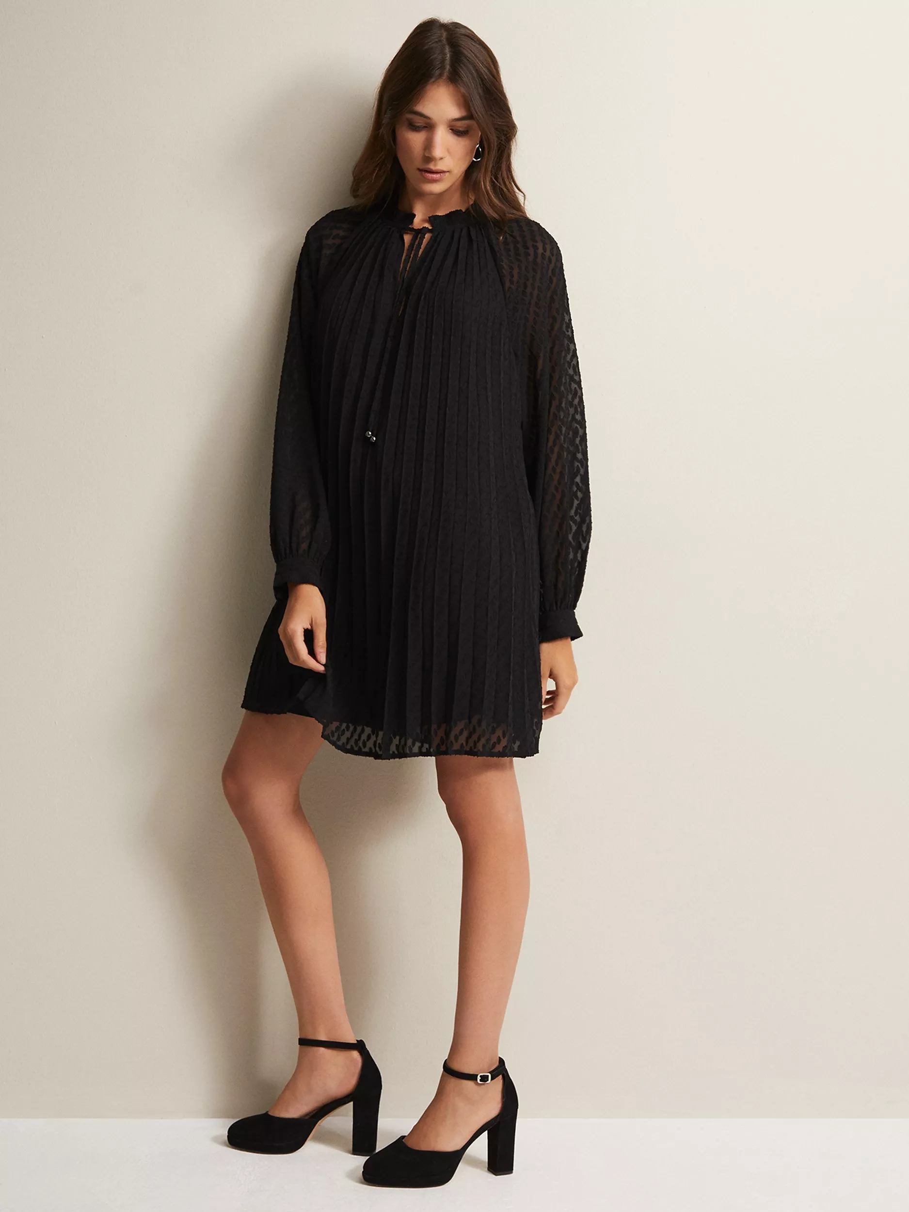 Phase Eight Nikkita Shift Dress Black