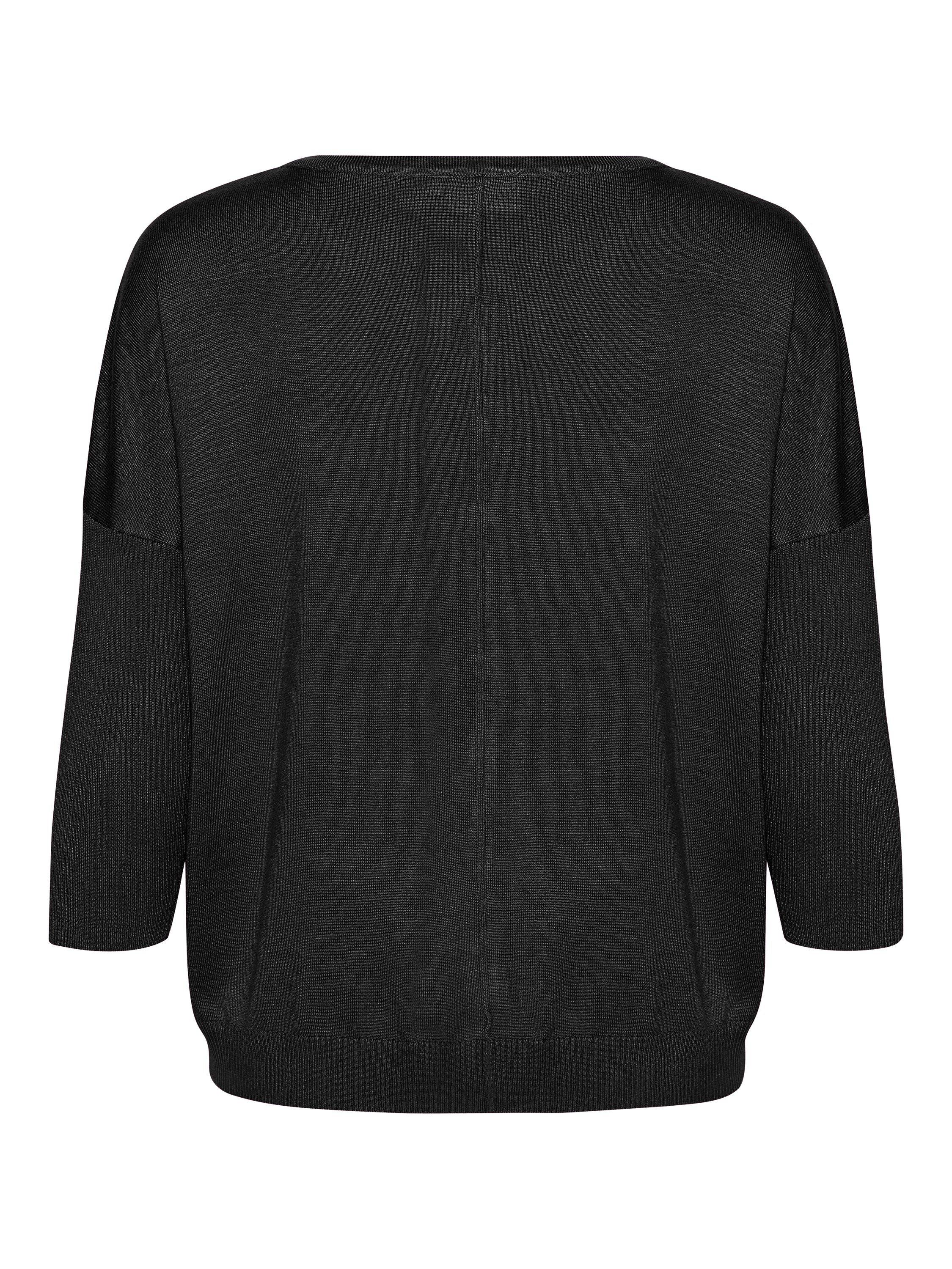 Saint Tropez Mila 3/4 Sleeve Cardigan, Black, M