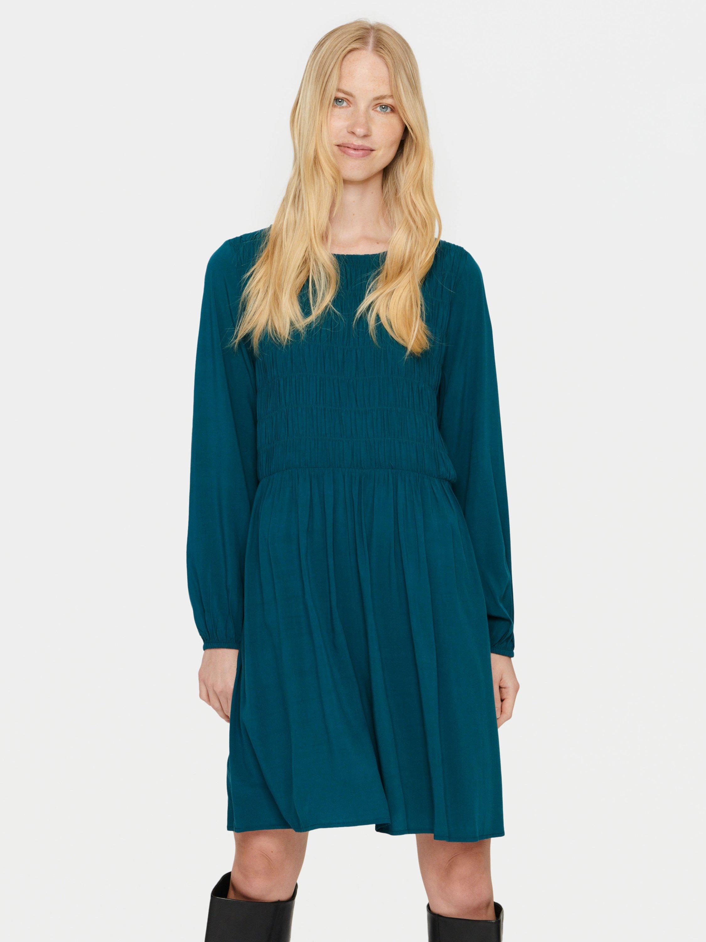 Saint Tropez Gisla Smock Dress, Blue, S
