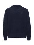 Saint Tropez Amara Cable Knit Casual Fit Jumper, Night Sky Melange