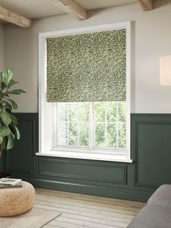 Morris & Co. Willow Bough Daylight Roman Blind, Green - view 2, Green