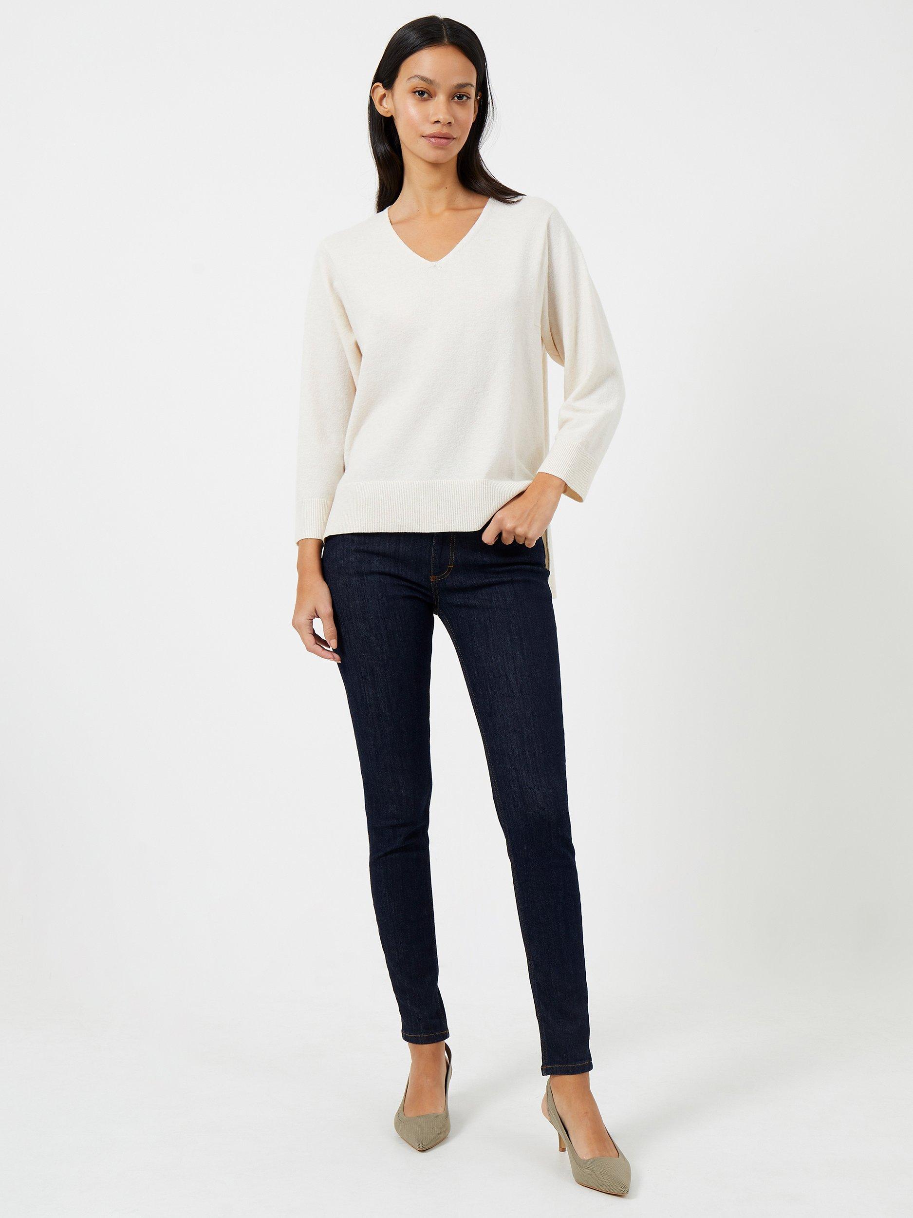 Product image 1 of 4, which shows French Connection Ebba Vhari Jumper, Oatmeal Melange, XS