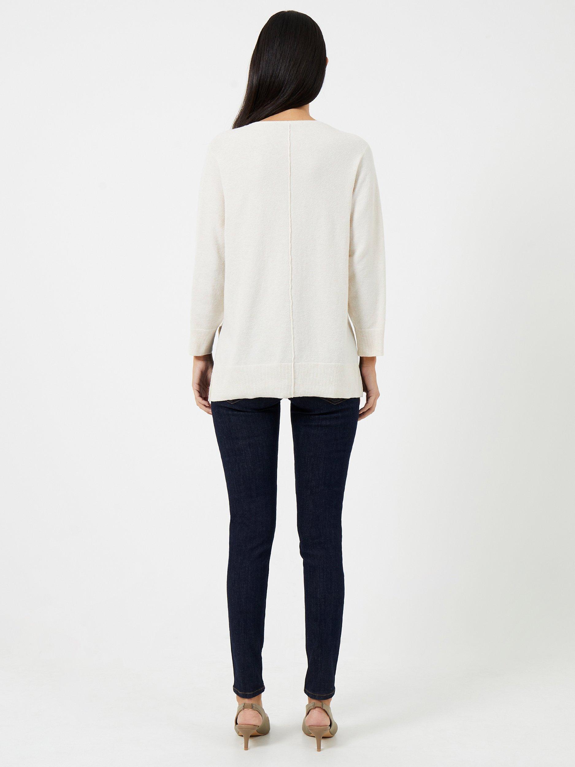 Product image 3 of 4, which shows French Connection Ebba Vhari Jumper, Oatmeal Melange, XS