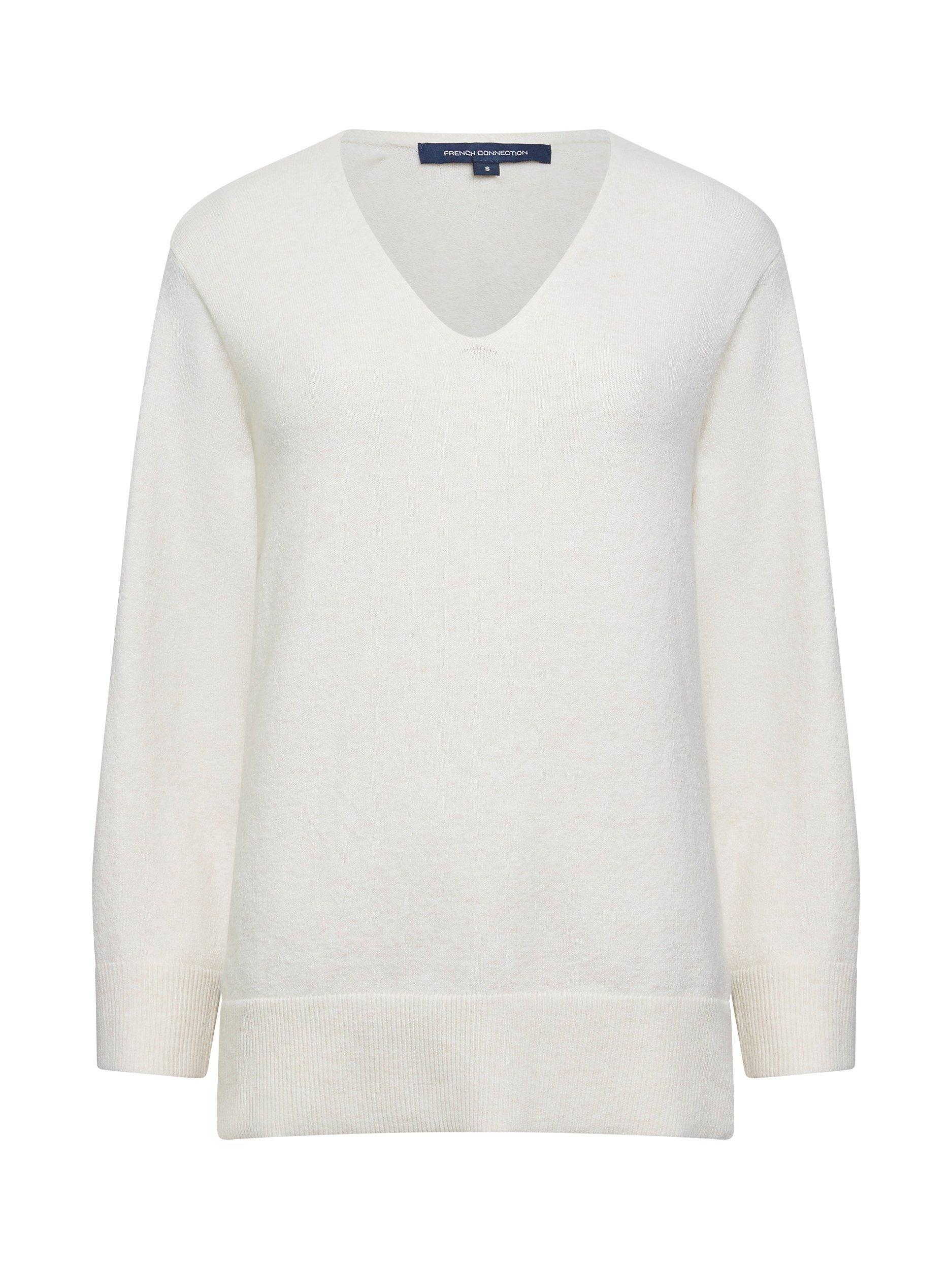 Product image 4 of 4, which shows French Connection Ebba Vhari Jumper, Oatmeal Melange, XS