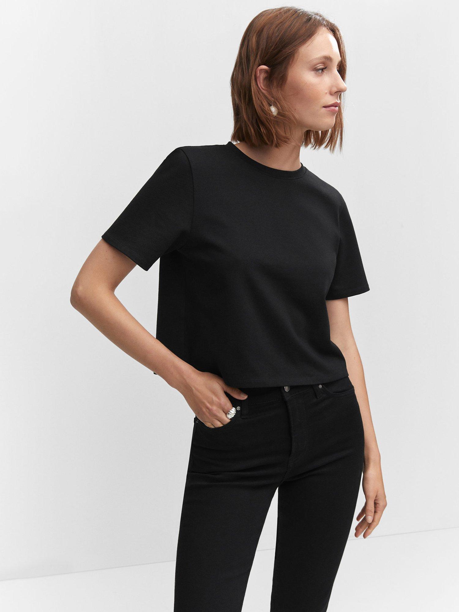 Product image 5 of 8, which shows Mango Sienne Cropped Flared Jeans, Open Grey, 24