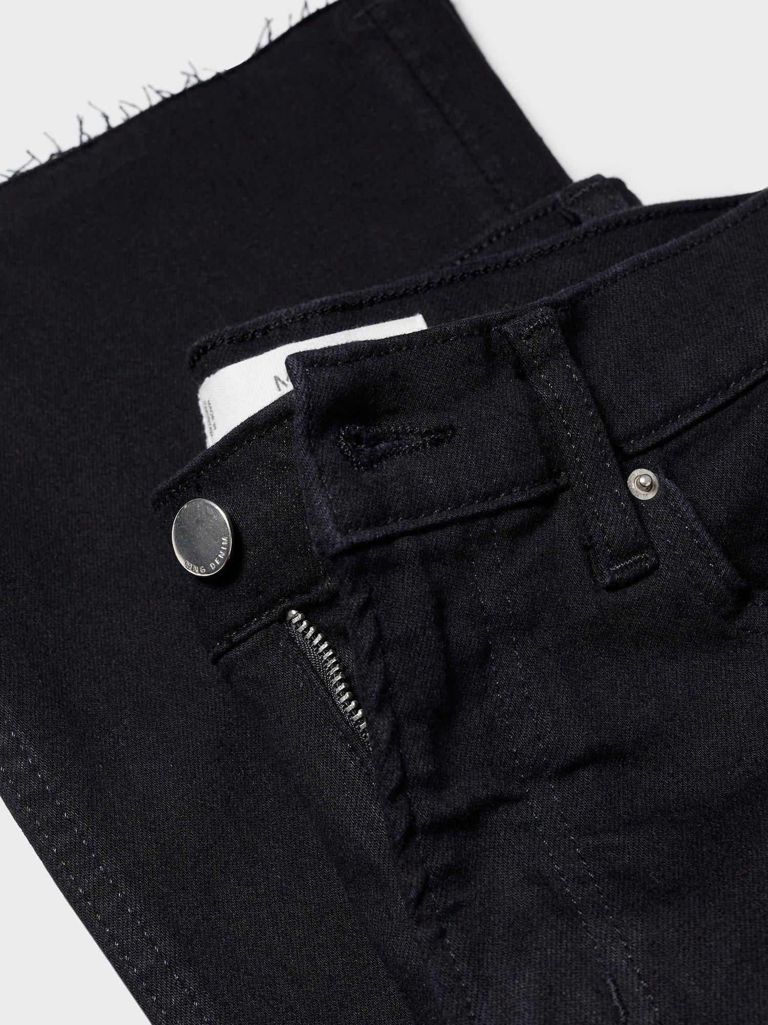 Product image 8 of 8, which shows Mango Sienne Cropped Flared Jeans, Open Grey, 24