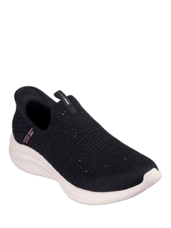 Skechers Slip-Ins Ultra Flex 3.0 Trainers - view 2, Black/Multi