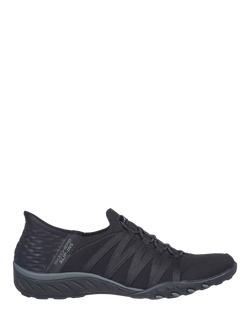 Skechers Breathe Easy Roll With Me Trainers, Black