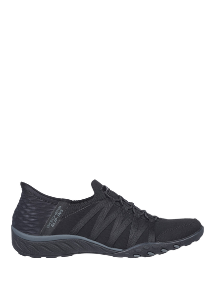 Skechers Breathe Easy Roll With Me Trainers, Black