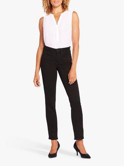 NYDJ Sheri Slim Leg Jeans, Black