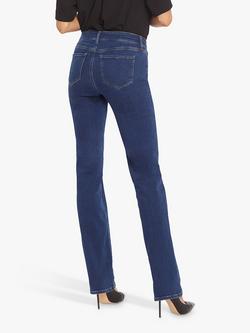 NYDJ Marilyn Petite Straight Leg Jeans - view 2, Quinn