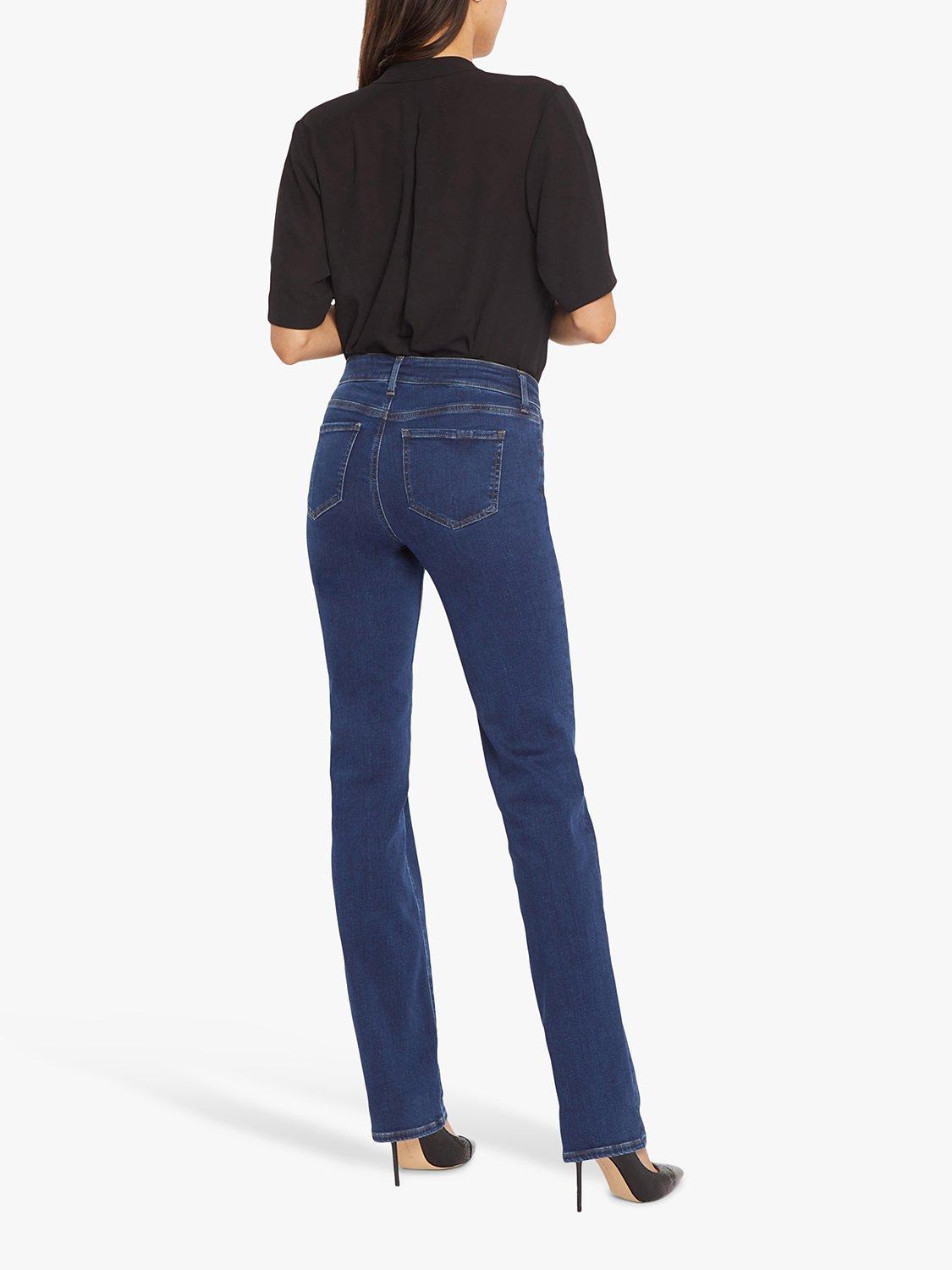 Product image 6 of 6, which shows NYDJ Marilyn Petite Straight Leg Jeans, Quinn, 10