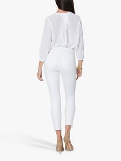 NYDJ Alina Skinny Ankle Grazer Jeans - view 2, Optic White