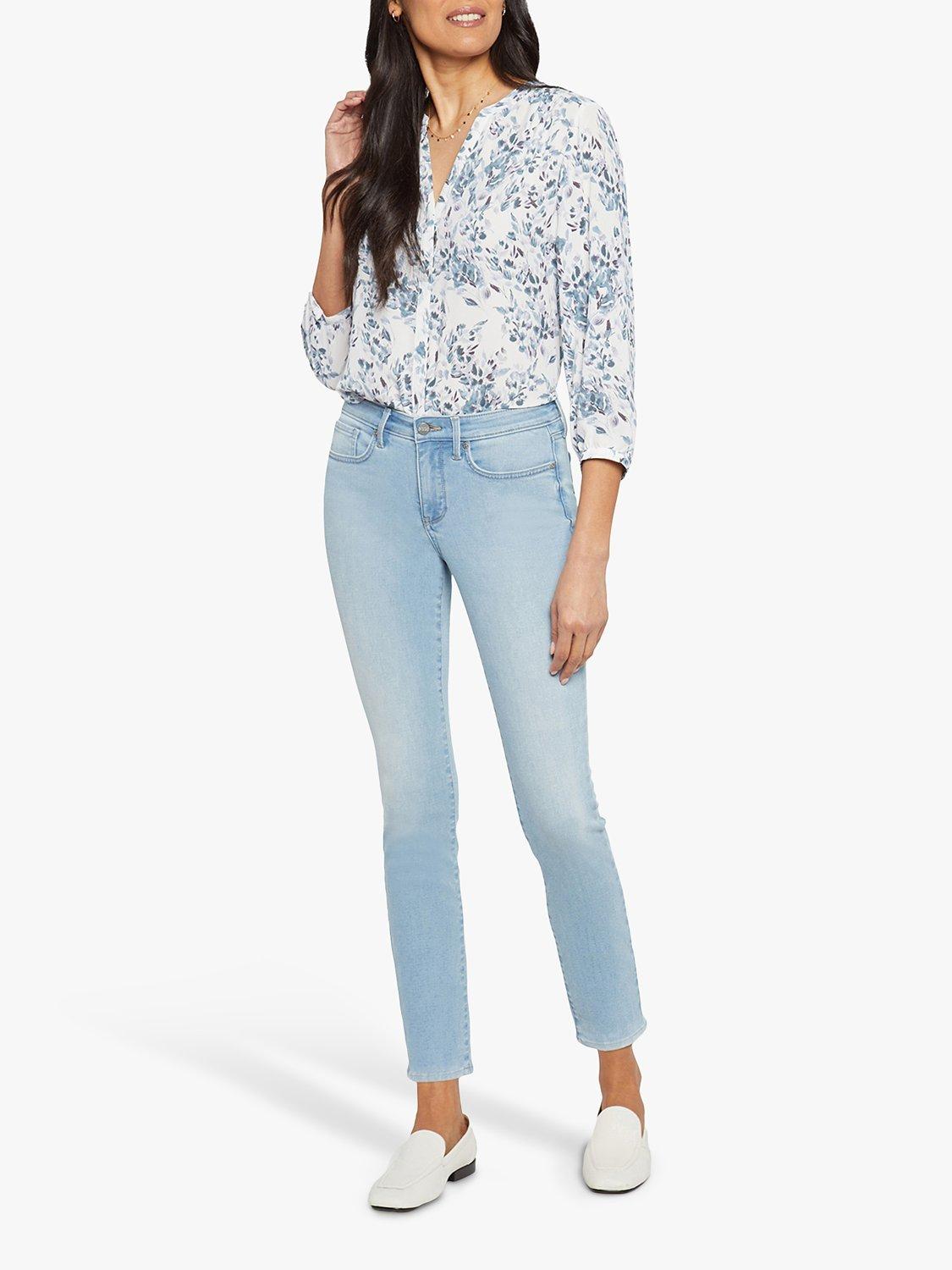 Product image 1 of 6, which shows NYDJ Alina Skinny Ankle Grazer Jeans, Northstar, 4
