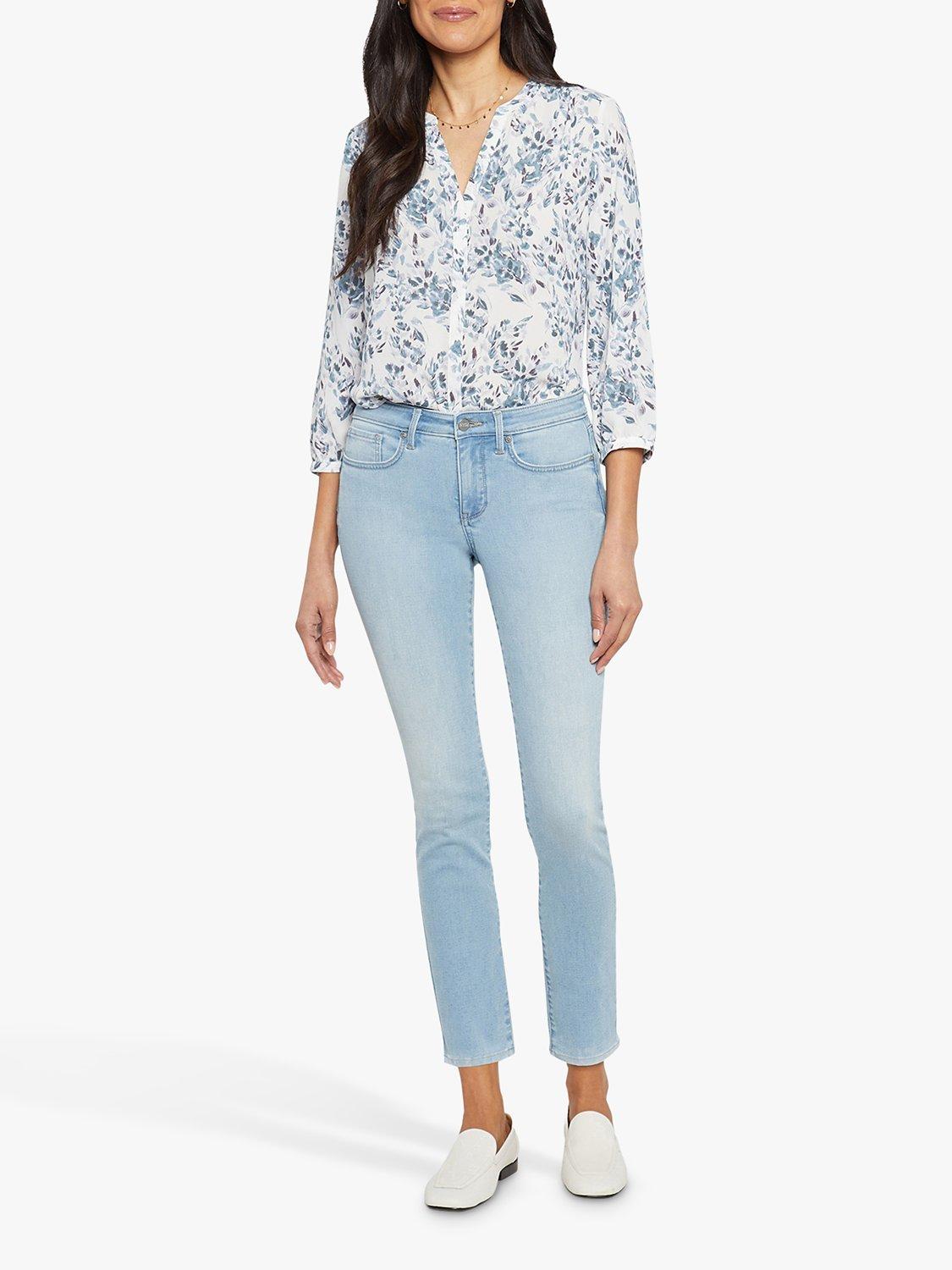 Product image 4 of 6, which shows NYDJ Alina Skinny Ankle Grazer Jeans, Northstar, 4
