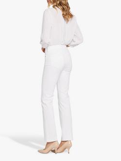 NYDJ Marilyn Straight Leg Jeans - view 2, Optic White