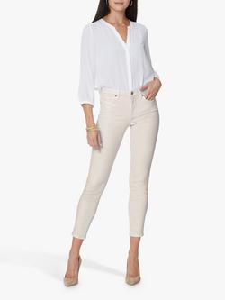 NYDJ Alina Skinny Ankle Grazer Jeans, Feather