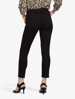 NYDJ Alina Skinny Ankle Grazer Jeans - view 2, Black