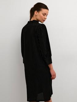 KAFFE Caca High Neck Half Sleeve Dress - view 2, Black