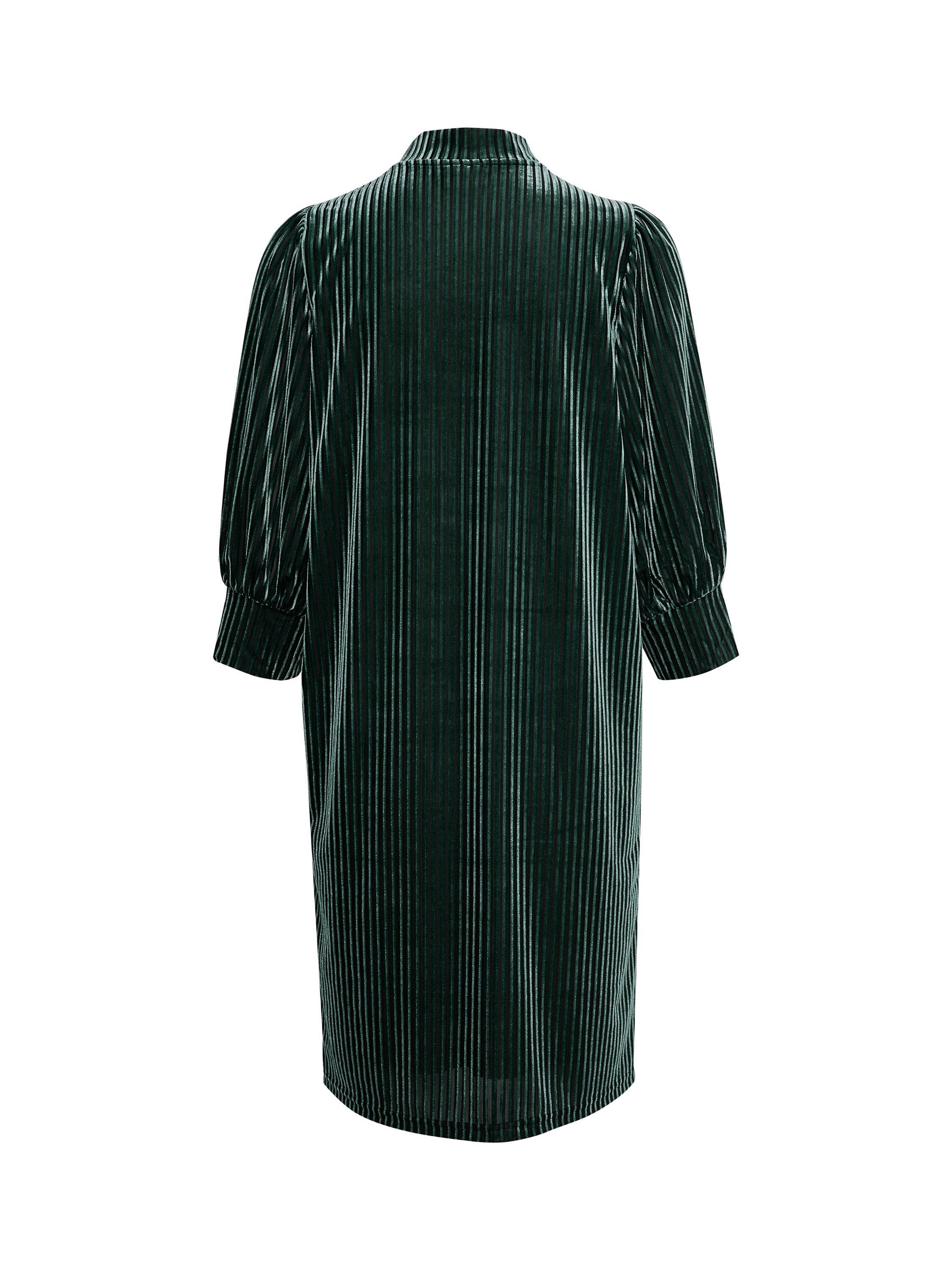 Product image 6 of 6, which shows KAFFE Caca High Neck Half Sleeve Dress, Pine Grove, XS