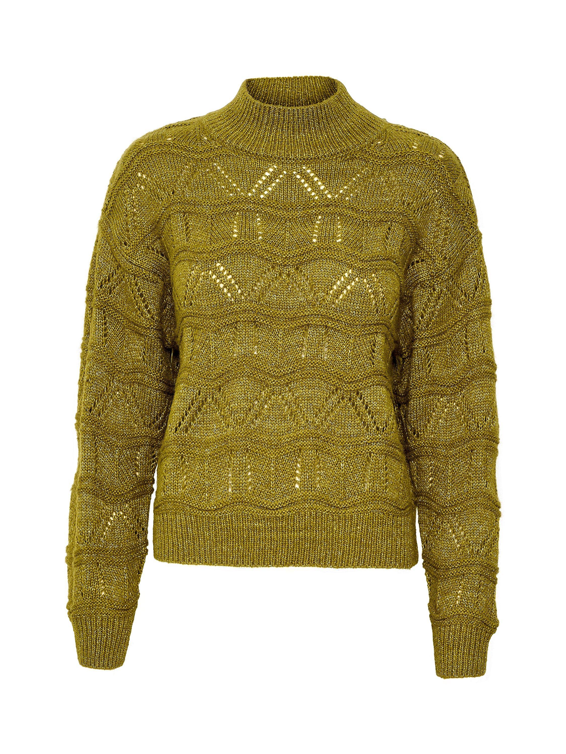 KAFFE Jane Knit Jumper, Green Moss Melange