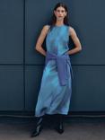 HUSH Jade Ombre Maxi Dress, Blue Colour Wash