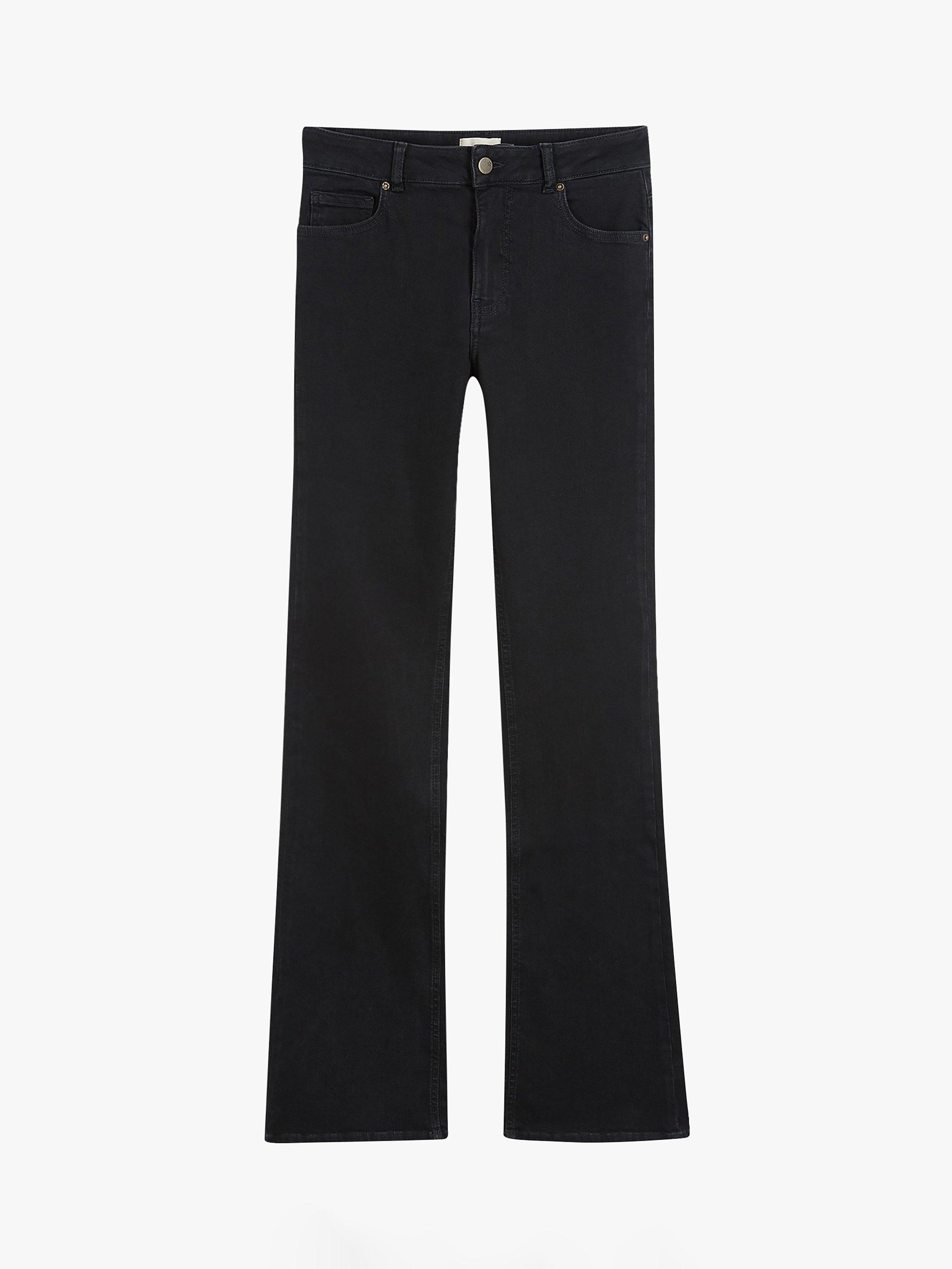 Product image 5 of 5, which shows HUSH Lorna High Waist Bootcut Jeans, Washed Black, 4R