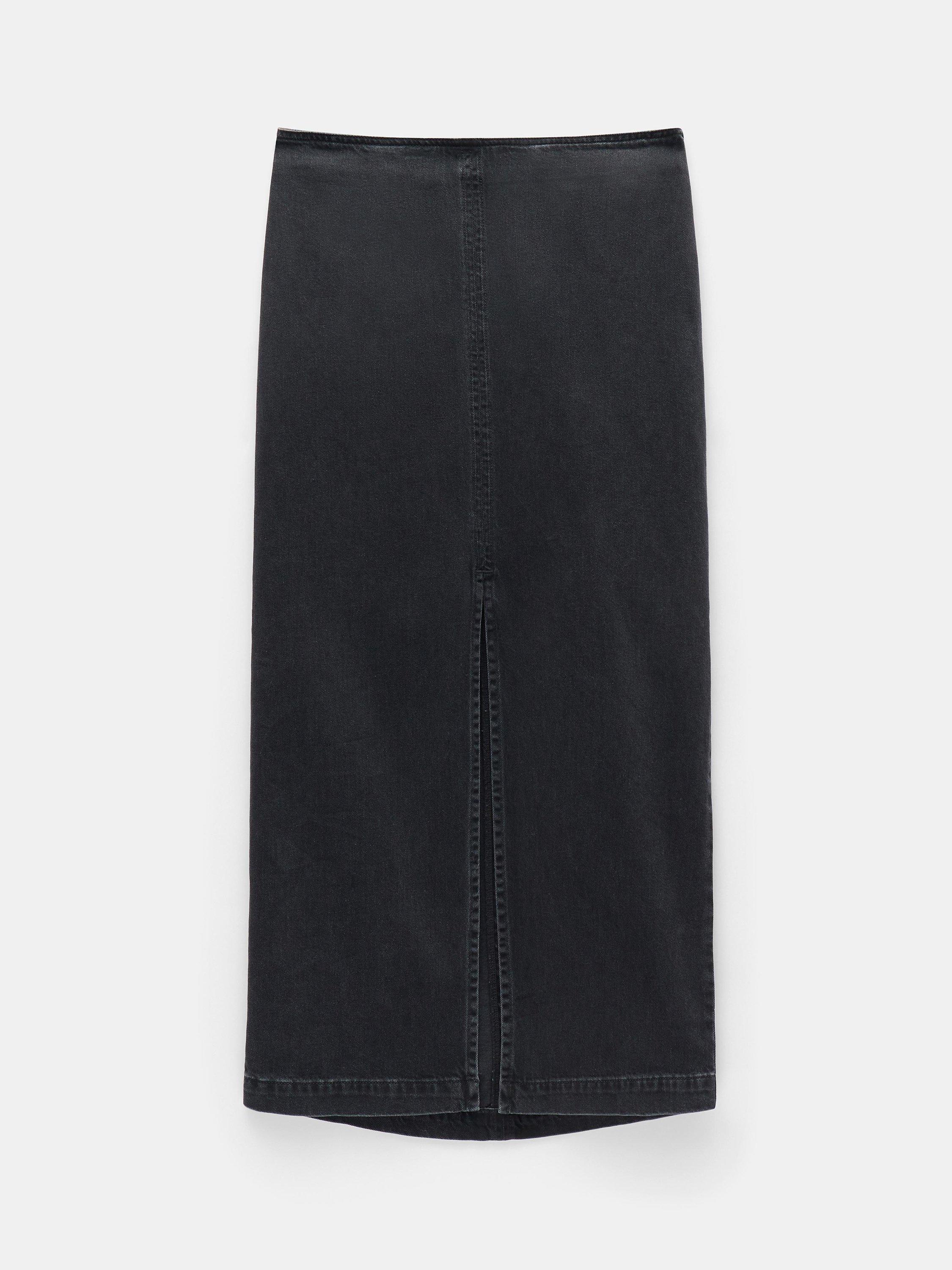 Hush denim midi skirt best sale