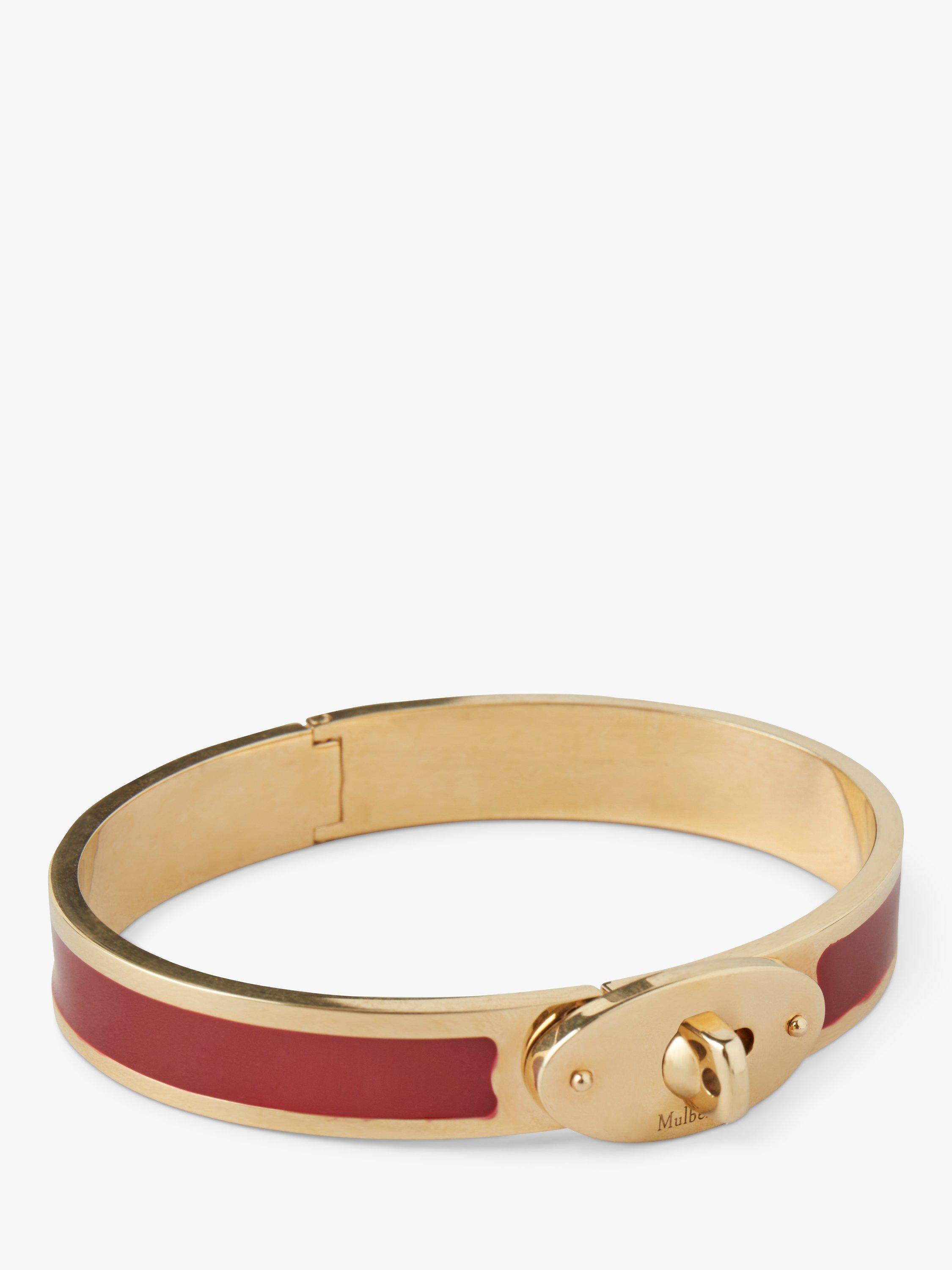 Mulberry Bayswater Enamel Bracelet, Wild Berry
