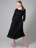 Tiffany Rose Maternity Isla Maternity Ribbed Jersey Dress, Black