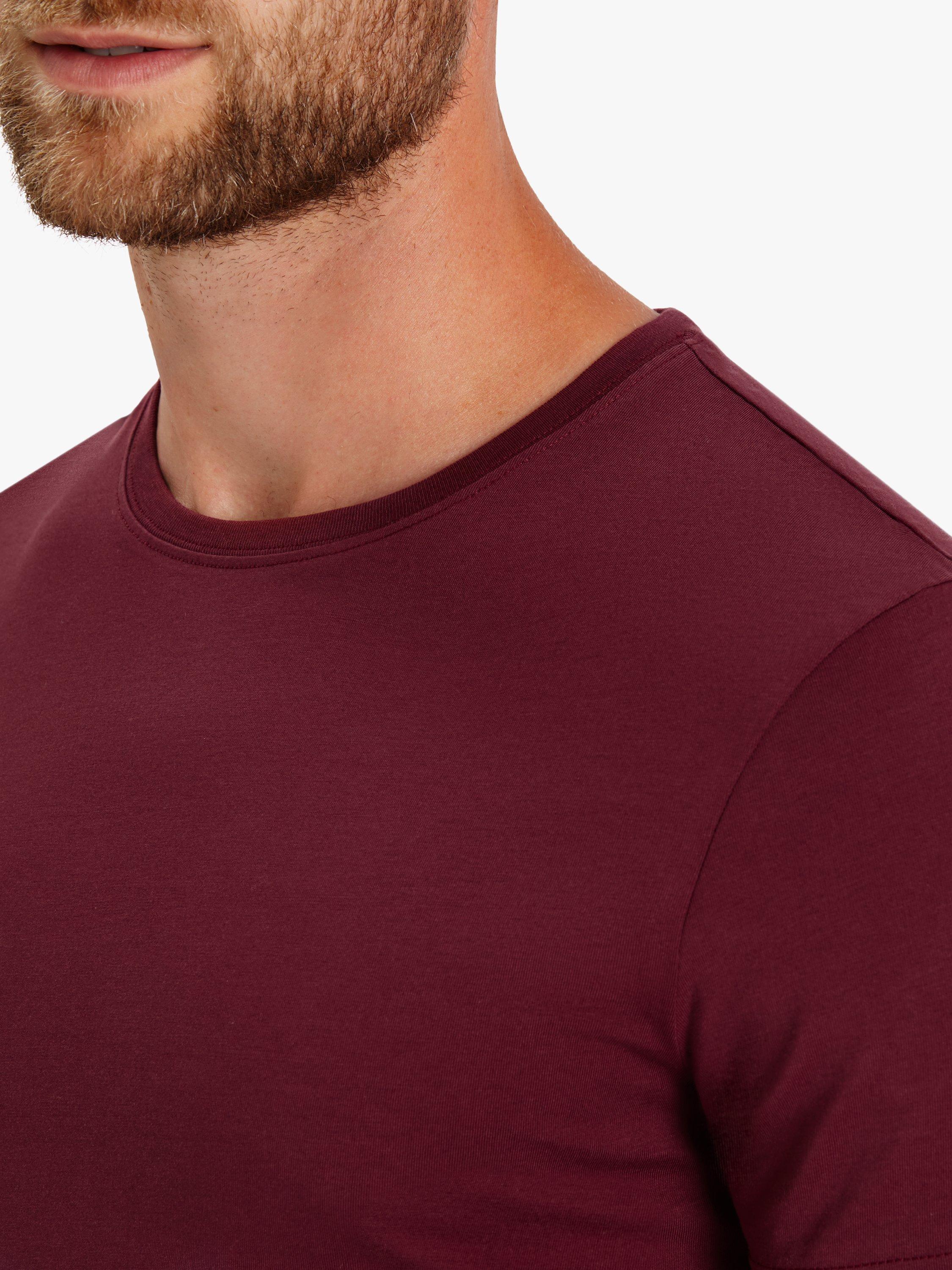 SPOKE Slim Cut T-Shirt, Maroon, L Regular