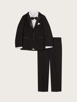 Monsoon Kids' Benjamin Tuxedo 4 Piece Suit, Black - view 2, Black